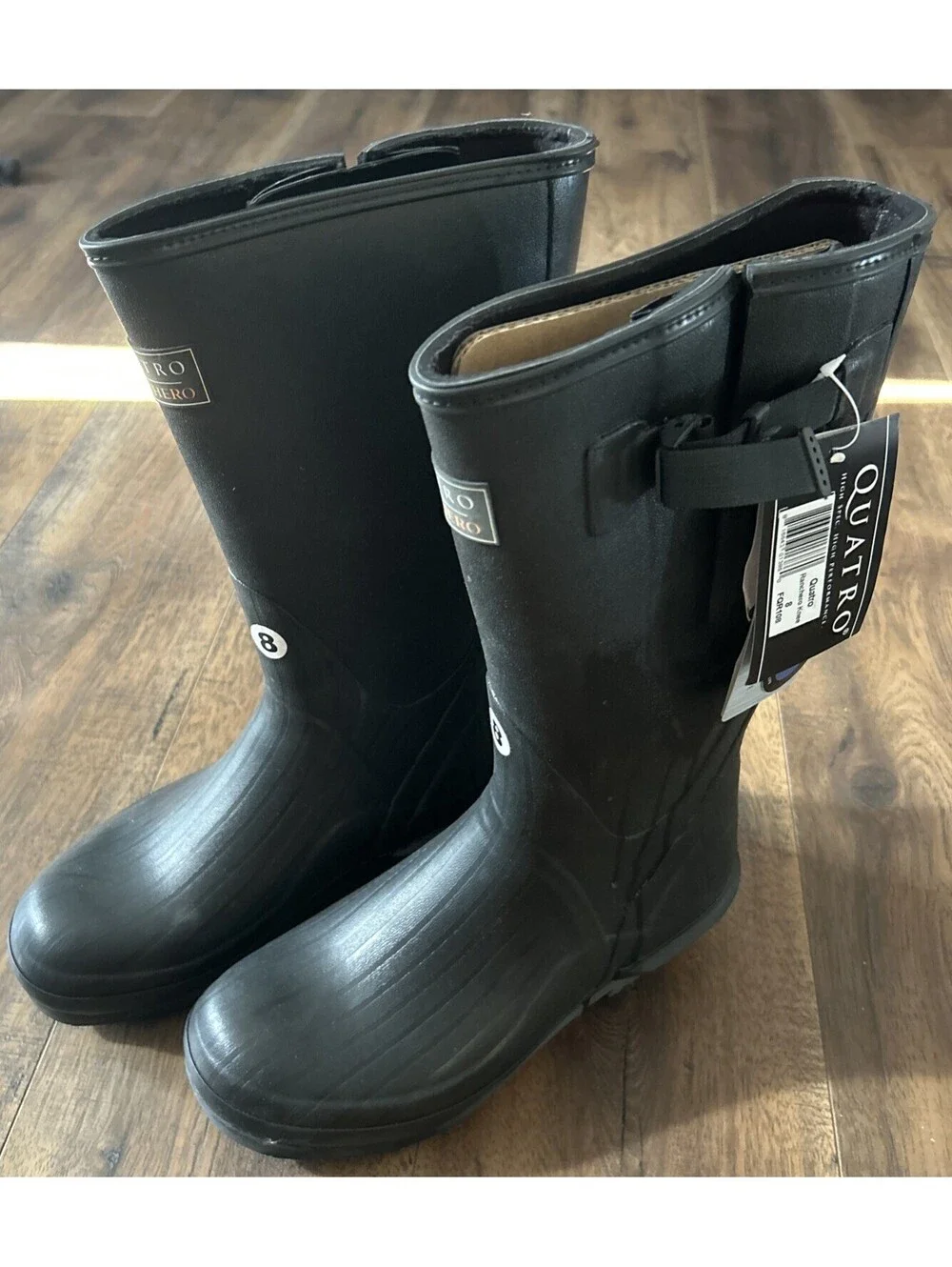 Skellerup Quatro Ranchero Knee Boots New w/Box SZ 8 Equine Farm Muck Boots